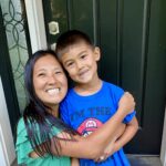 Emily Potz and her son Russel