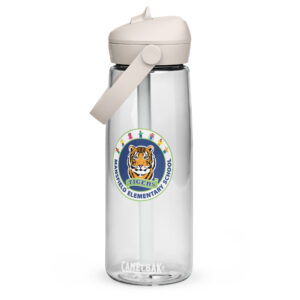 Plastic MES Flip straw water bottle