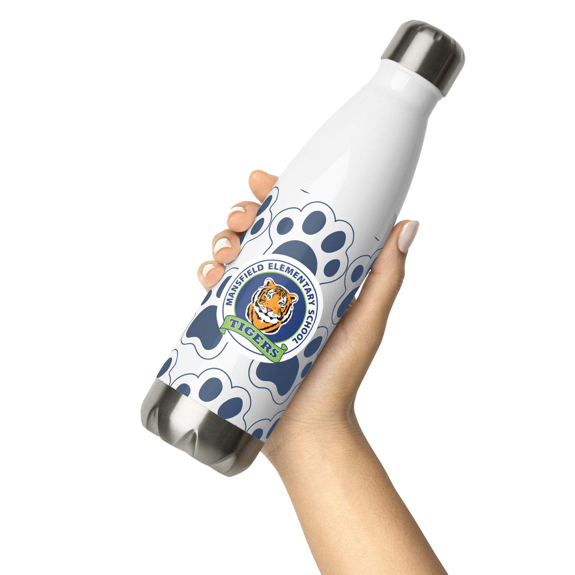 Paws Stainless Steel Water Bottle - Image 4