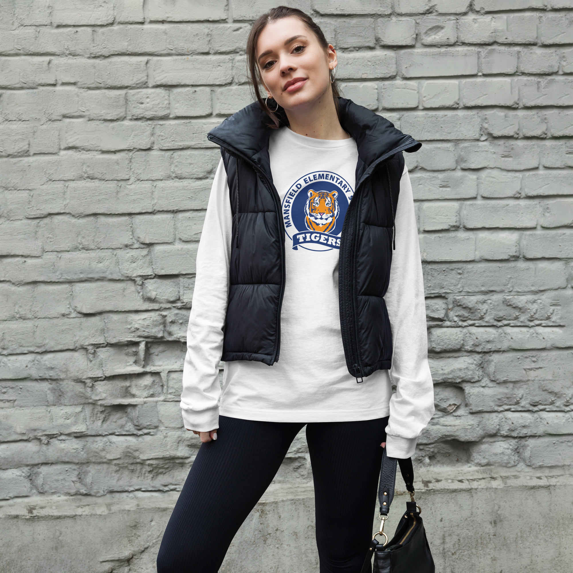 Adult MES Color Logo Long Sleeve Shirt